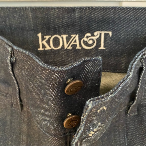 Kova&T Jeans High Rise Size 26 - Picture 2 of 6